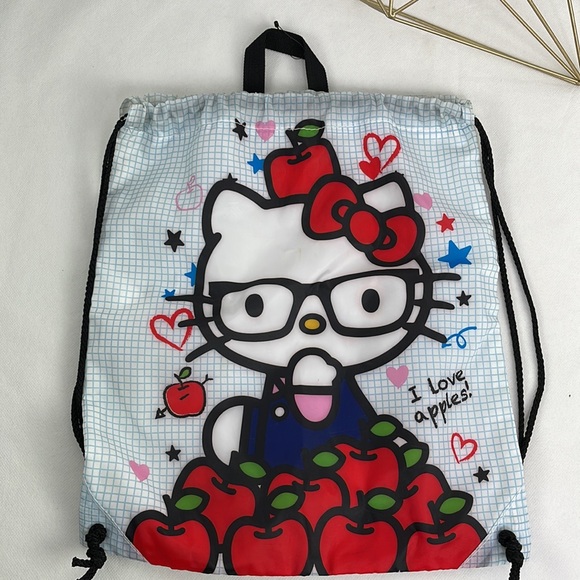 Hello Kitty Nylon Drawstring Sack - Picture 2 of 5